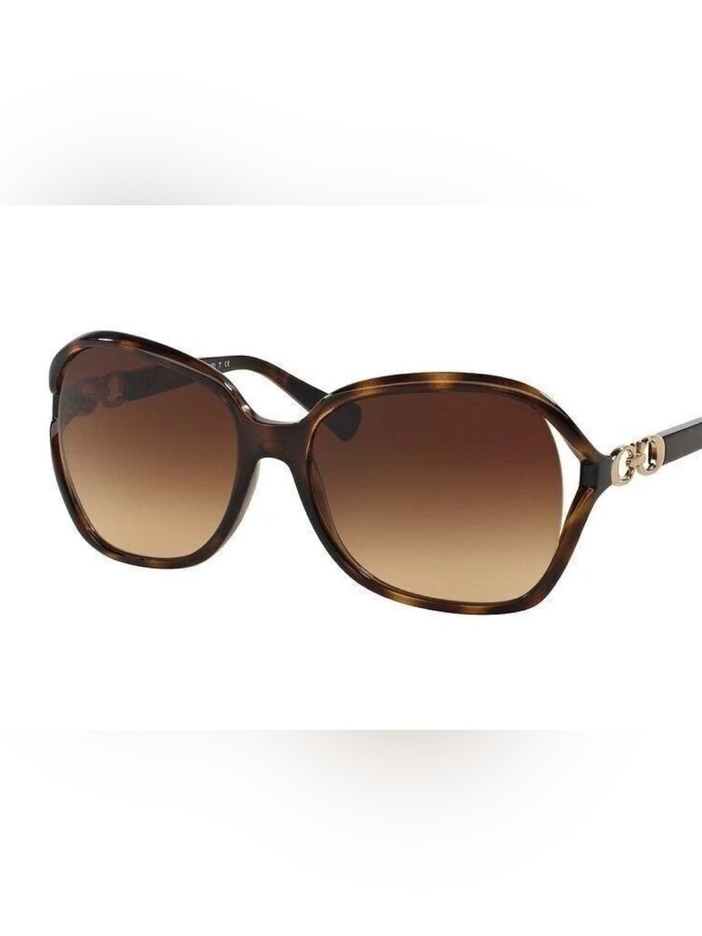 COACH  Tortoise Shell Brown Gradient Sunglasses